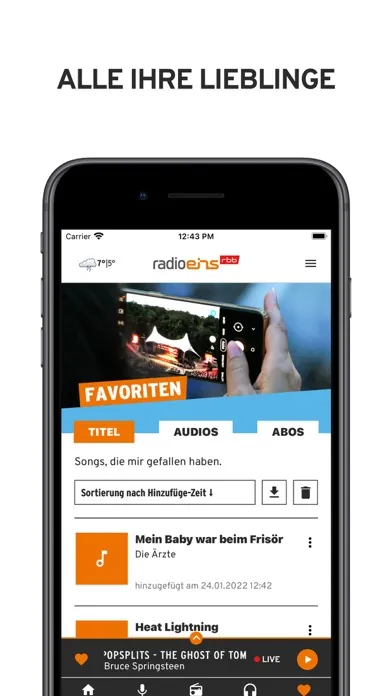 Tangkapan layar radioeins