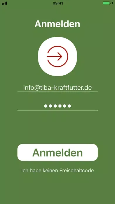 Screenshot di TiBA Futter-App