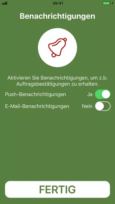 Screenshot di TiBA Futter-App