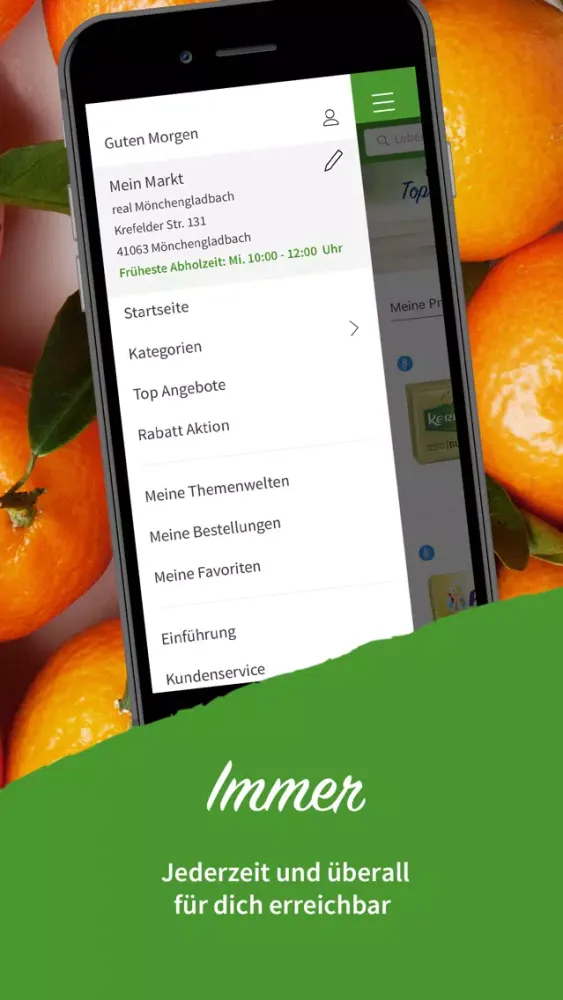 Zrzuty ekranu real Lebensmittel