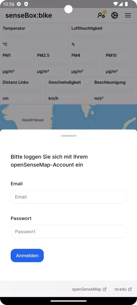 senseBox:bike Screenshots
