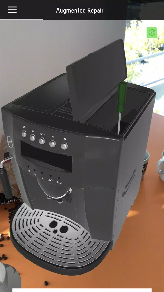 Capturas de tela do Augmented Repair