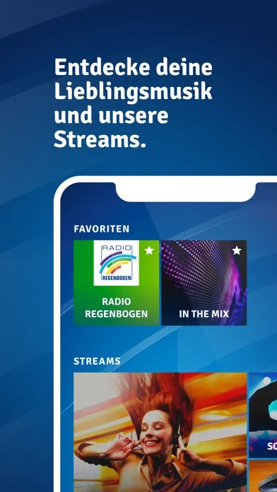 Radio Regenbogen App Screenshots
