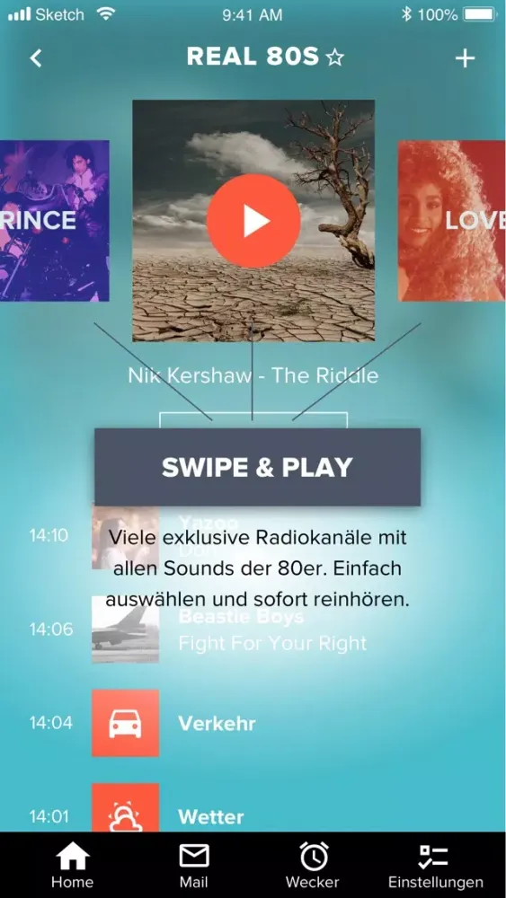 Captures d'écran de 80s80s Radio
