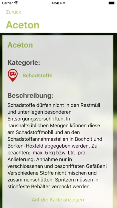 Abfall-App WML Ekran Görüntüleri