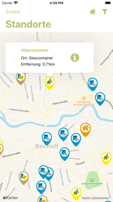 Abfall-App WML Ekran Görüntüleri
