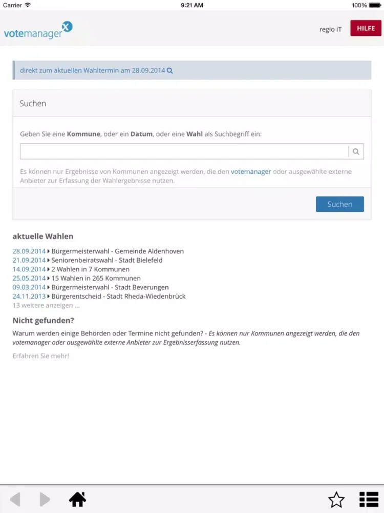 صور VoteManager iPad 