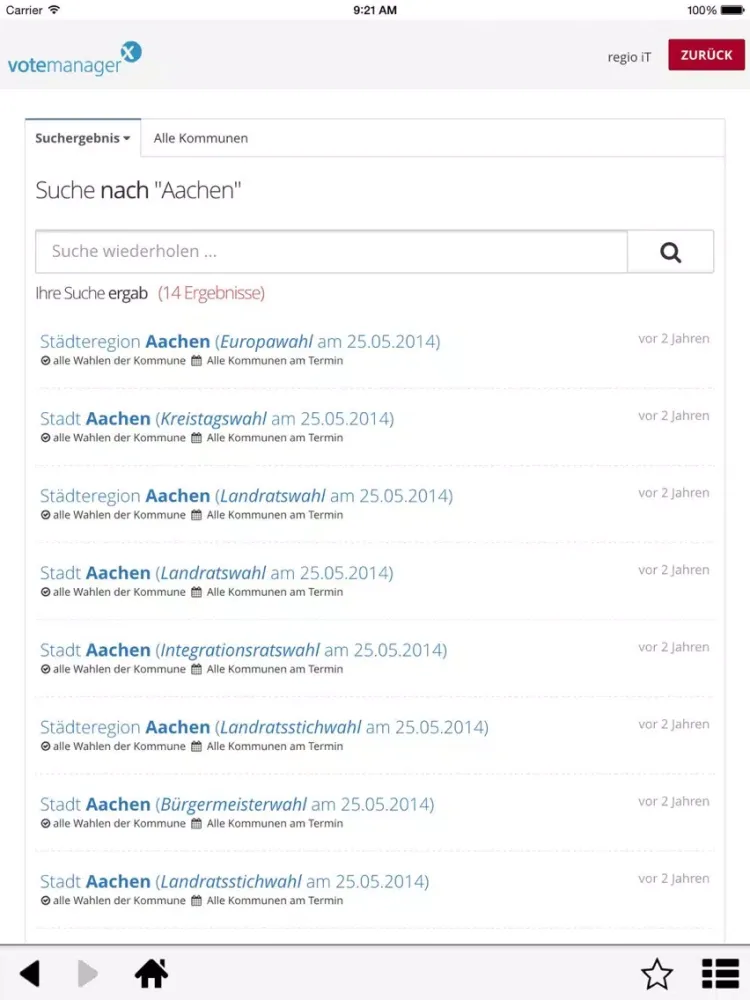 صور VoteManager iPad 