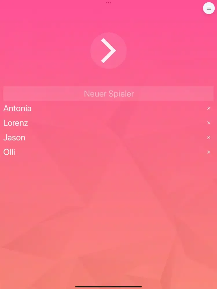 Zrzuty ekranu GO Trinkspiel iPad 