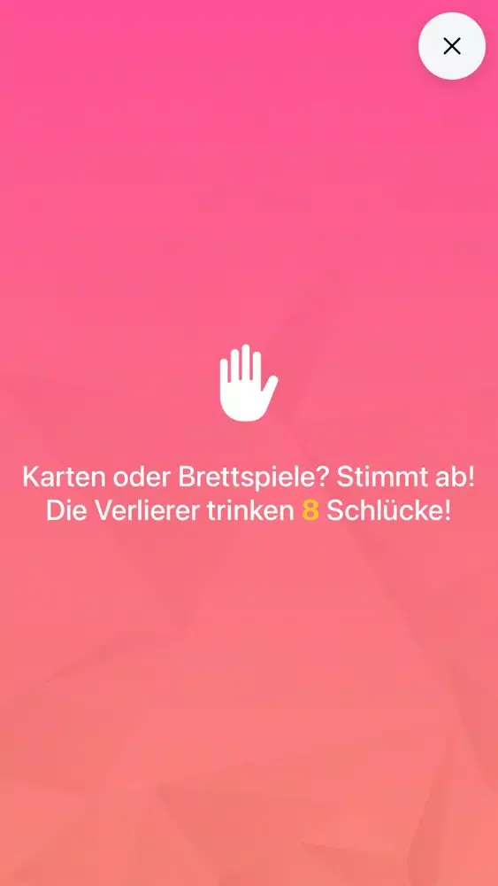 Zrzuty ekranu GO Trinkspiel
