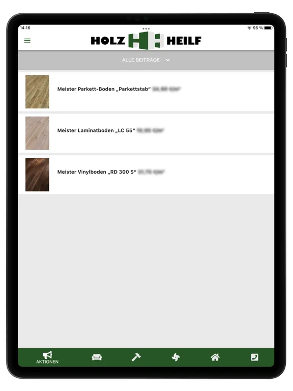 Screenshot di Holz Heilf iPad 