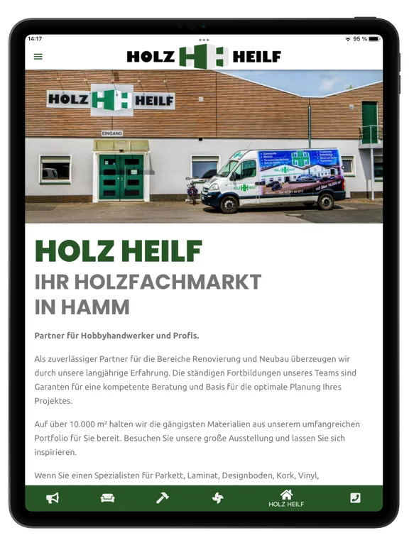 Screenshot di Holz Heilf iPad 