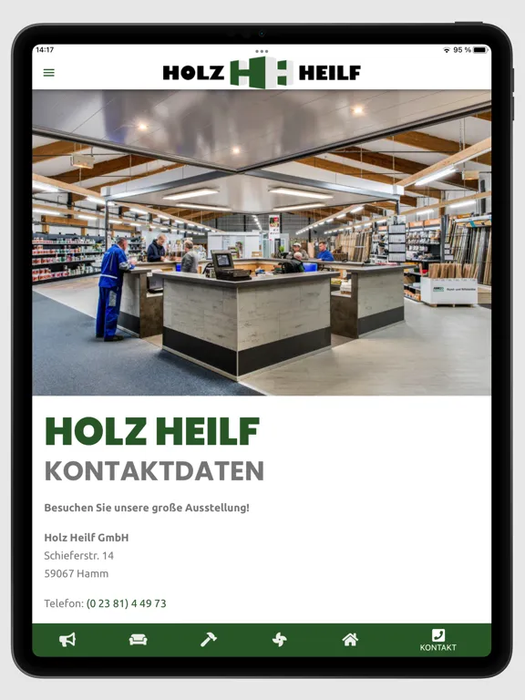Screenshot di Holz Heilf iPad 