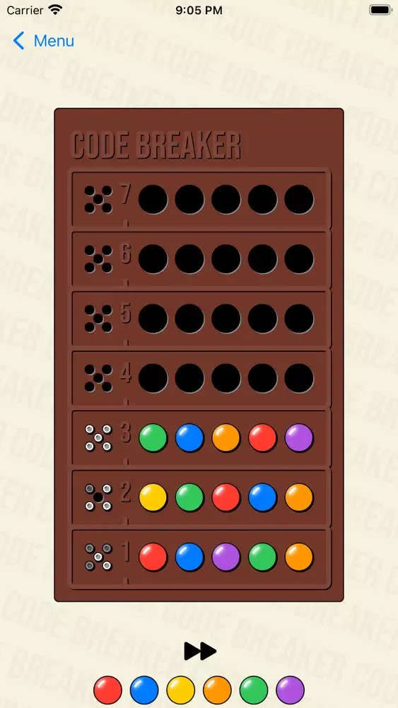 Code Breaker Game Screenshots