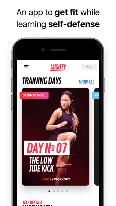 Tangkapan skrin Mighty - Self Defense Fitness