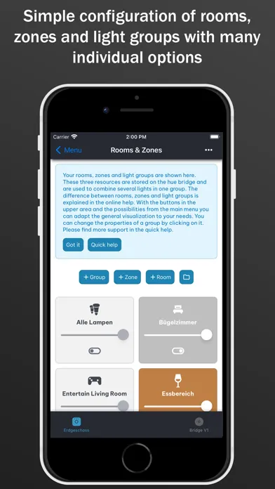 all 4 hue   (for Philips Hue) Screenshots