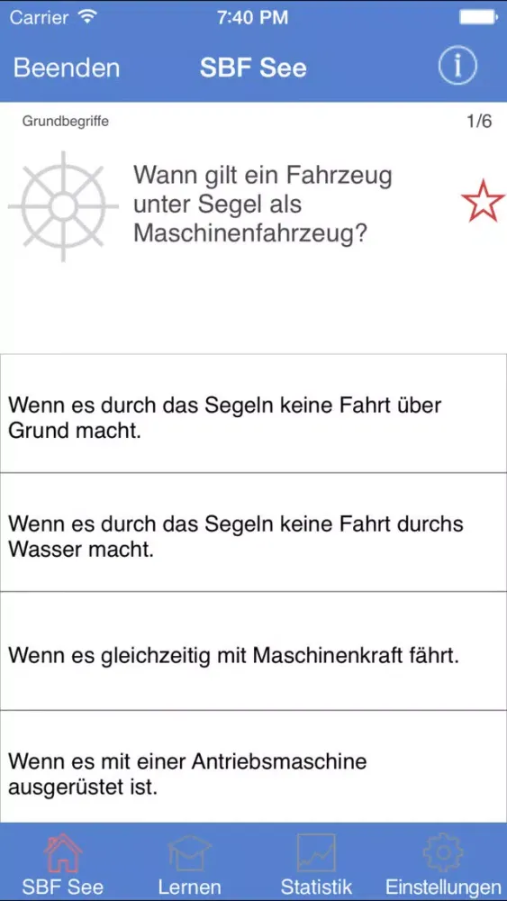 SBF See App - Sportbootführerschein See应用截图