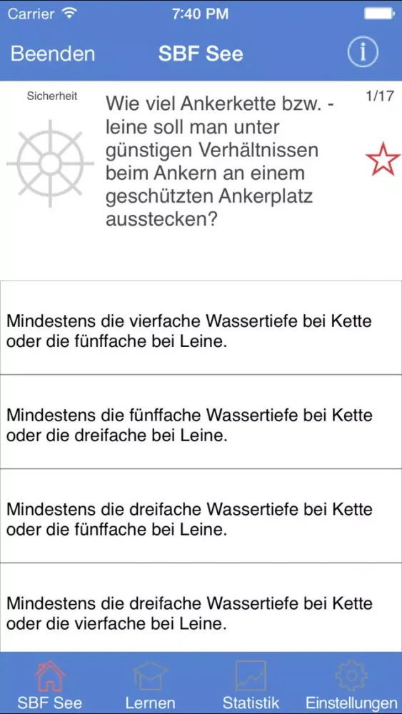 SBF See App - Sportbootführerschein See应用截图