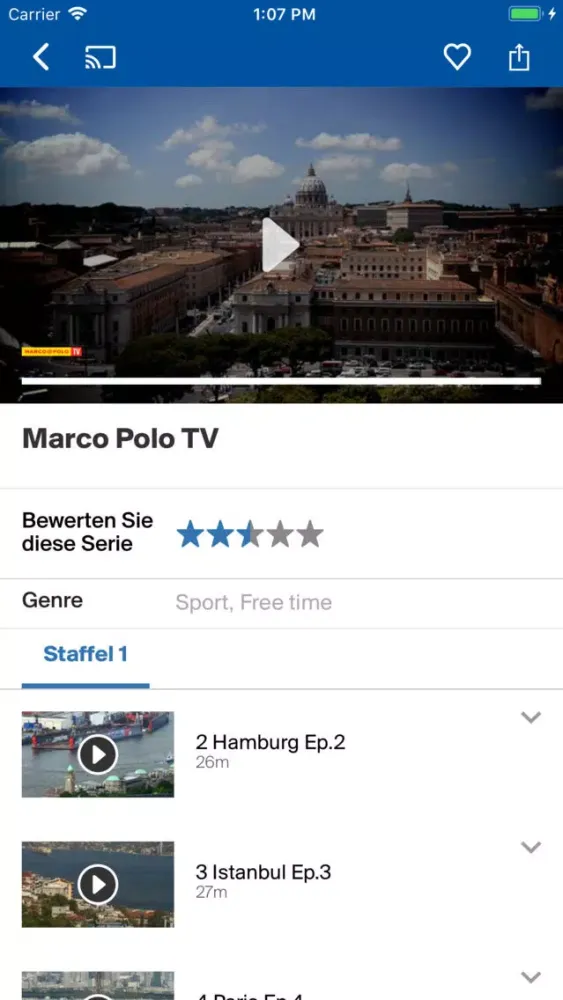 RFT TV APP Screenshots