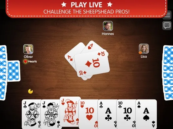Schafkopf Sheepshead Online iPad  স্ক্রিনশট