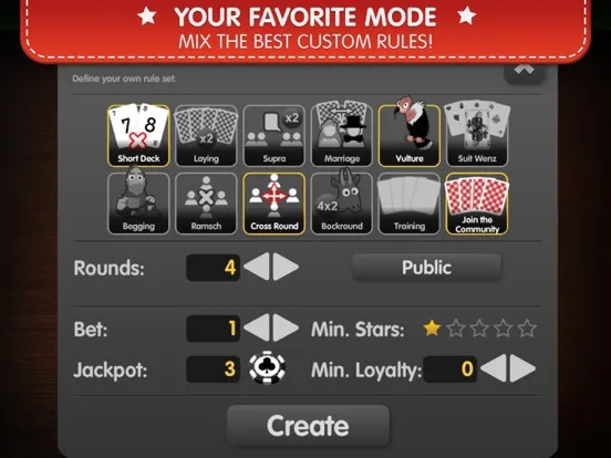 Schafkopf Sheepshead Online iPad  স্ক্রিনশট