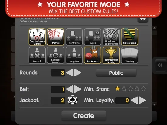 Screenshot di Skat Palace iPad 