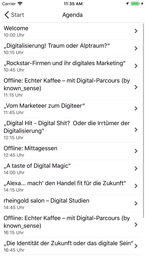 rheingold salon Kongress 2018 Screenshots
