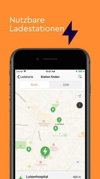 Tangkapan skrin rhenag eCarsharing