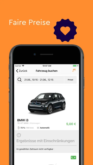 Tangkapan skrin rhenag eCarsharing