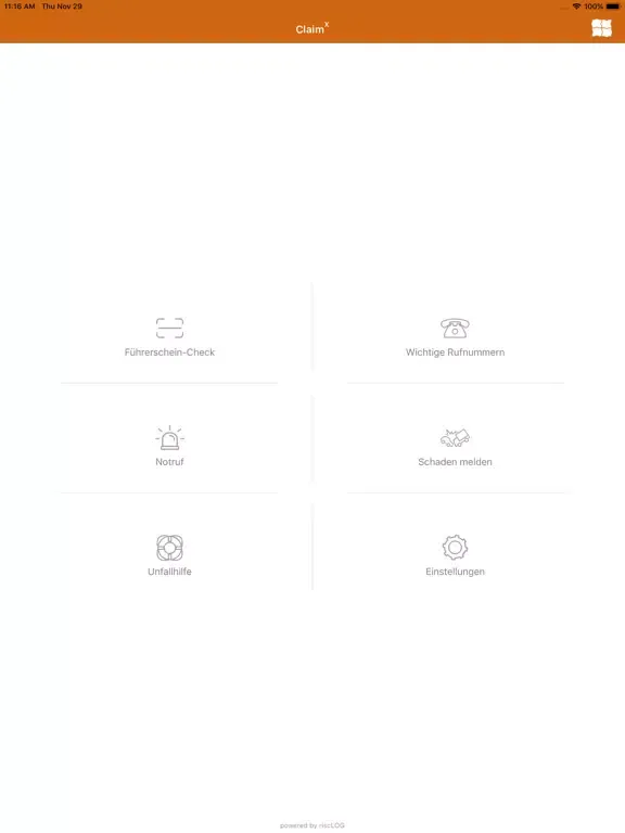 Скриншоты ClaimX:App iPad 