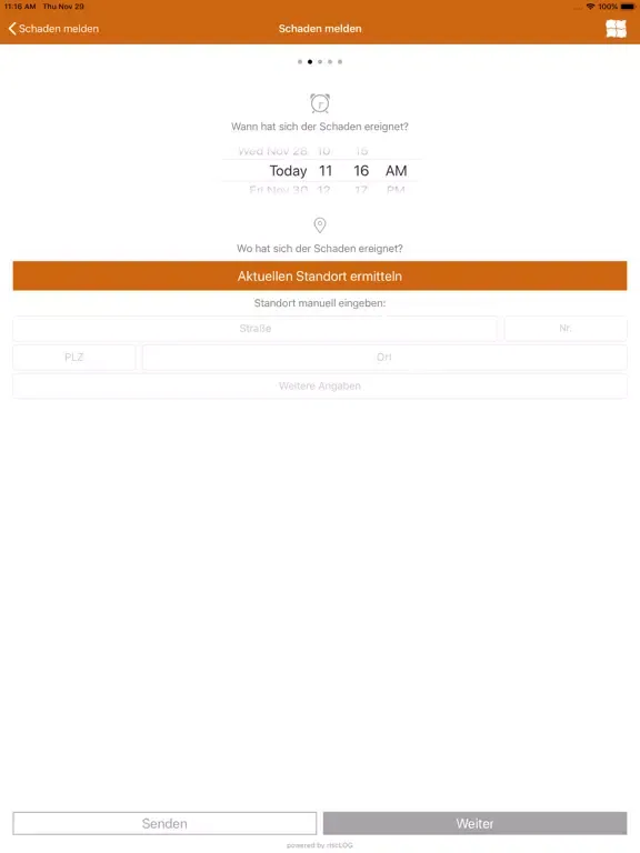 Скриншоты ClaimX:App iPad 