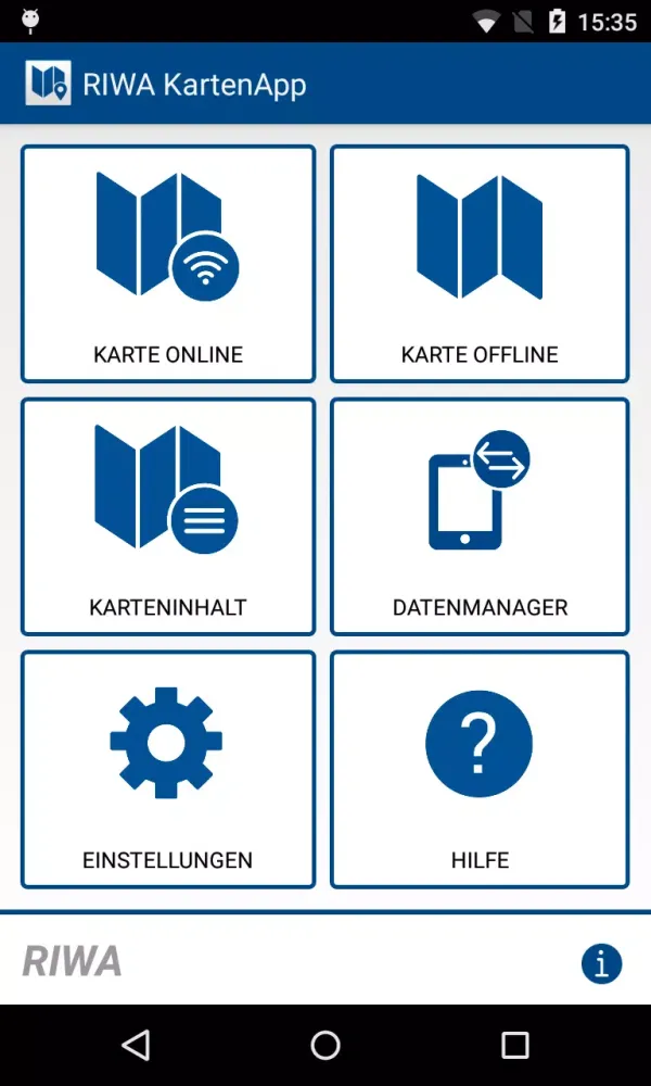 RIWA KartenApp Screenshots