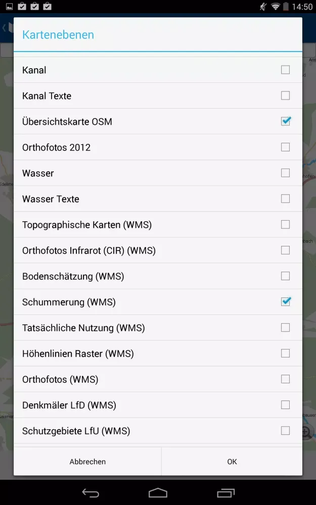 RIWA KartenApp Screenshots