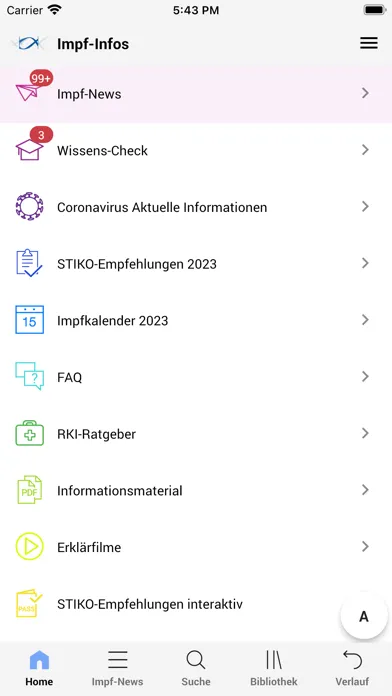Capturas de tela do STIKO-App