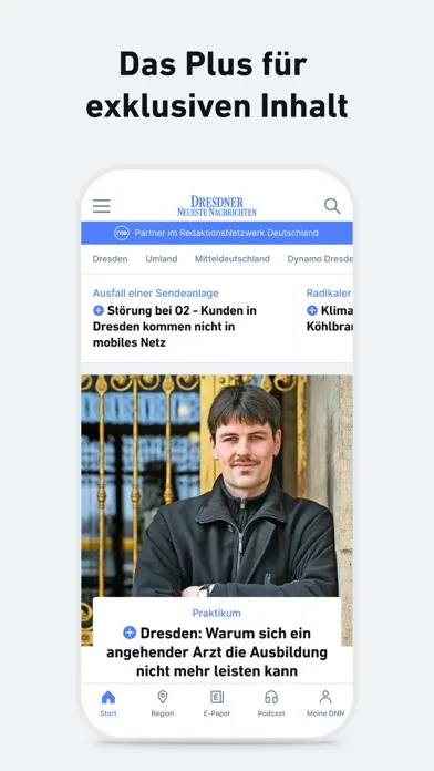 DNN - Nachrichten und Podcast Screenshots