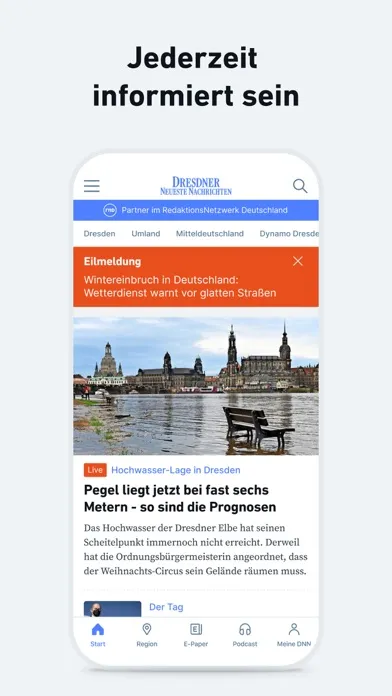DNN - Nachrichten und Podcast Screenshots