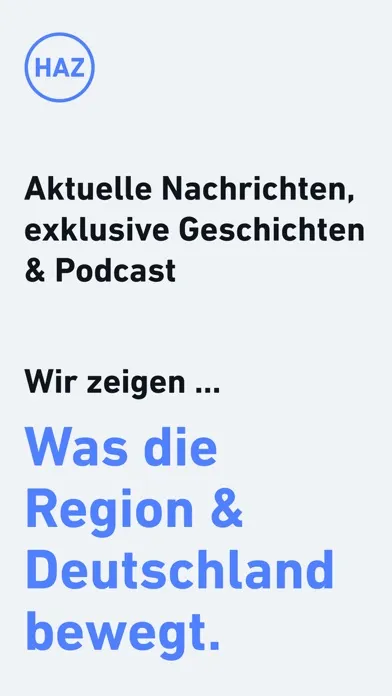 Скриншоты HAZ - Nachrichten und Podcast