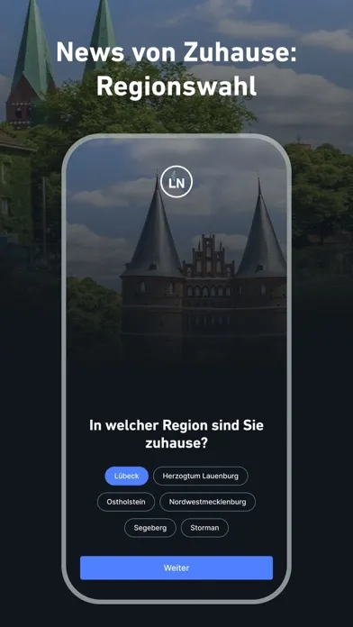 Tangkapan skrin LN - Nachrichten und Podcast