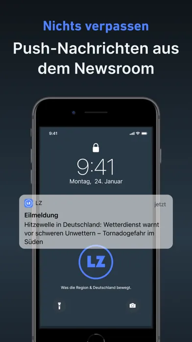 LZ - Nachrichten und Podcast سکرین شاٹس