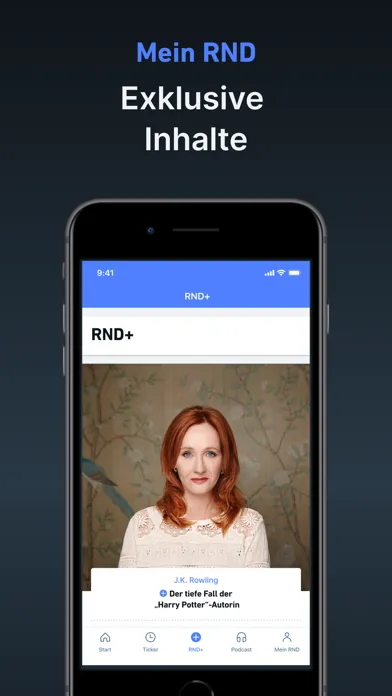 RND - Nachrichten und Podcast سکرین شاٹس