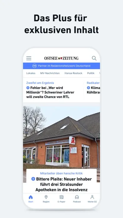 OZ - Nachrichten und Podcast應用截圖