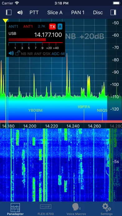 Скриншоты SmartSDR™ - FlexRadio Systems®