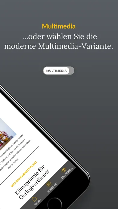 Capturas de tela do RP ePaper