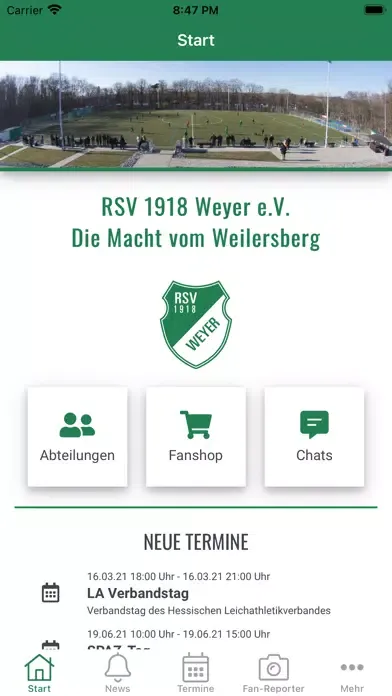 RSV 1918 Weyer e.V. スクリーンショット