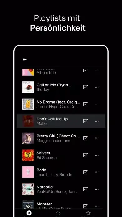 Captures d'écran de RTL+ Musik und Podcasts