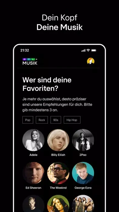 Captures d'écran de RTL+ Musik und Podcasts