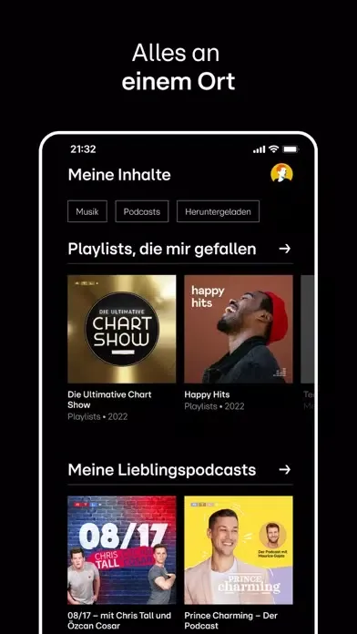 Captures d'écran de RTL+ Musik und Podcasts
