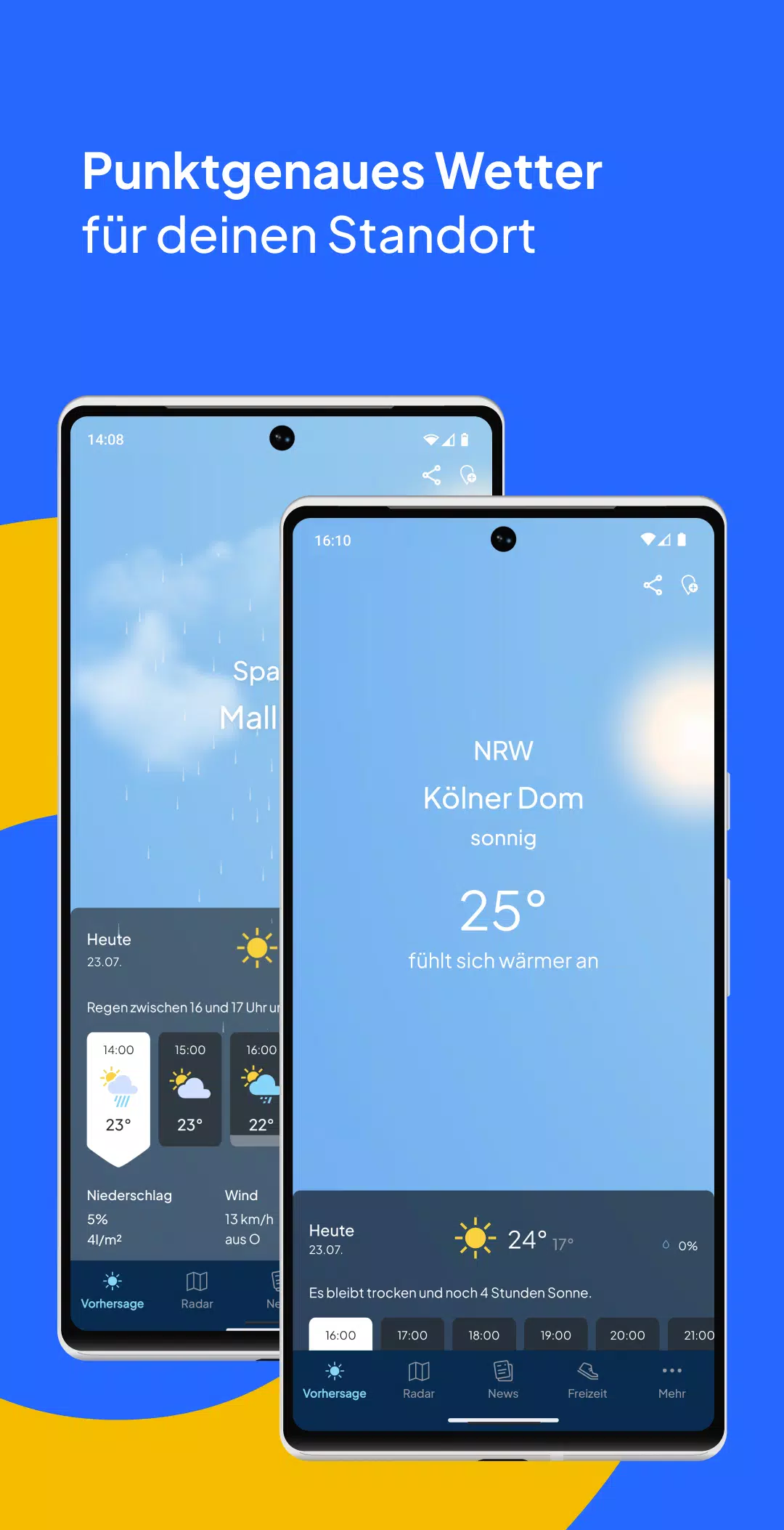 wetter.de Screenshots