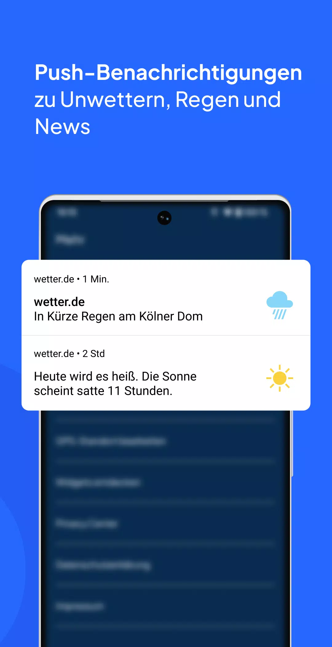 wetter.de Screenshots