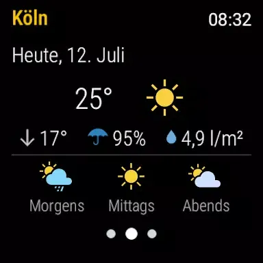Tangkapan skrin wetter.de